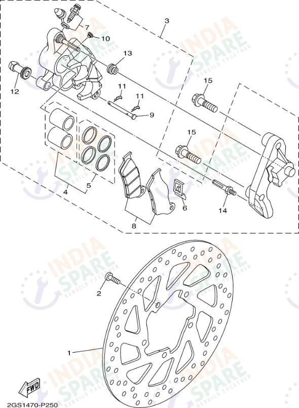 FRONT BRAKE CALIPER